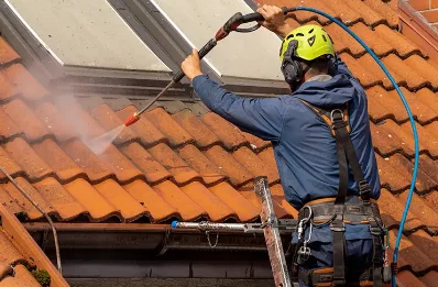 Démoussage et hydrofuge de toiture à Oherville